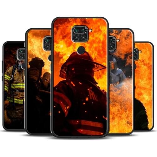 Firefighter Fire Fireman Case For Xiaomi Redmi 9 9C 9A 8 8A 7A 10X K30 Ultra Cover For Redmi Note 8 9 Pro 7 8T 9S