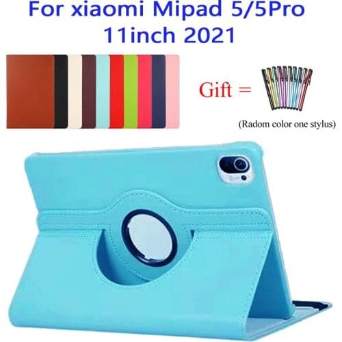 Case for All-New Xiaomi Mipad 5 11 Inch(2021),PU Leather Folding Stand Cover Case with Auto Wake/Sleep Fit for Xiaomi Mipad 5pro