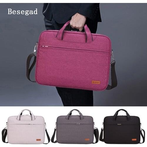 Besegad Sleeve Pouch Case Cover Bag for MacBook Mac Book Air Pro Samsung Acer ASUS Lenovo Dell Toshiba 13 13.3 14 15 15.4 inch
