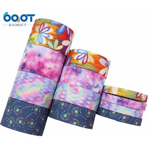 Double-Sided Flower Thicken Cloth Ribbon 5Yards M-21820-1326 38MM DIY Crafts Hairclip Apparel Accessories And Sewing Decorations