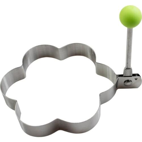 Egg Mold Stainless Steel Omelette Tool Egg Cooker Device Fried Egg Plum Flower Pancake Mold Cooking Tool Cook Fried Kitchen Tool