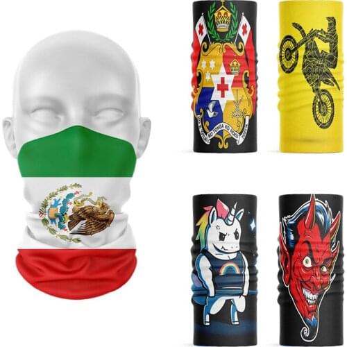 New Bicycle Motorcycle Men Headwear Face Neck Scarf Dust Protection Tube Cover Bandana Unisex Hijab Scarf Women Kerchief Bufanda