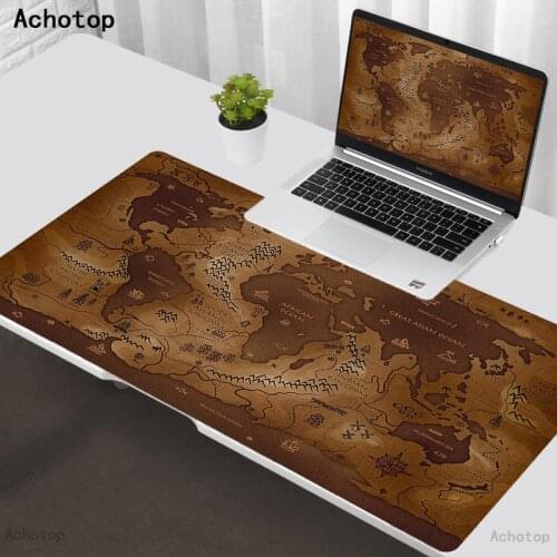 World Map Gaming Mouse Pad Gamer Big Mousepad XXL Mause Pad Large MousePads PC Computer Desk Mat Mause Carpet Gaming Accessories