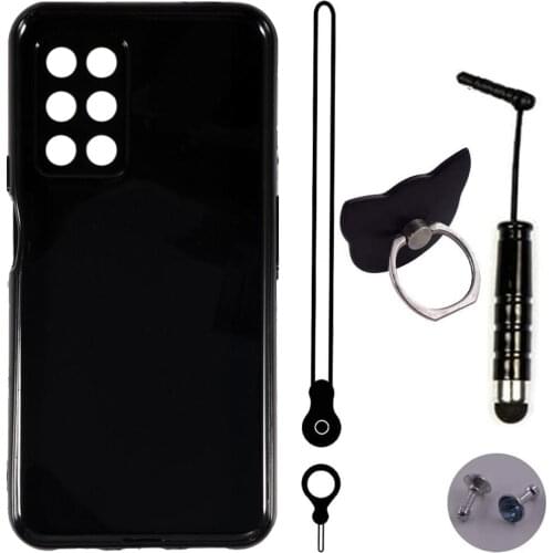 ITien TPU Silicone Protective Cover Phone Case For Cubot P40 X30 Note 20 Lanyard Ring Pen Gel Shell Etui Skin