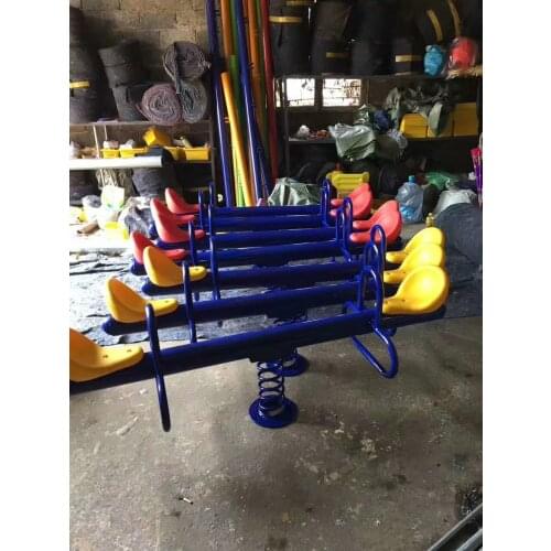 Outdoor balance seesaw children seesaw garden toy seesaw chair kids seesaw playground seat baby seesaw childrens horse Q58