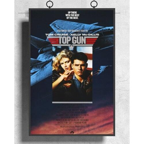 L297 TOP GUN Movie 02 Silk Fabric Poster Art Decor Indoor Painting Gift