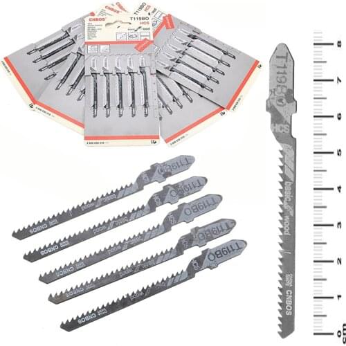 25PCS x T119BO Jigsaw Blades Curved Cut For Bosch Dewalt Hitachi Makita