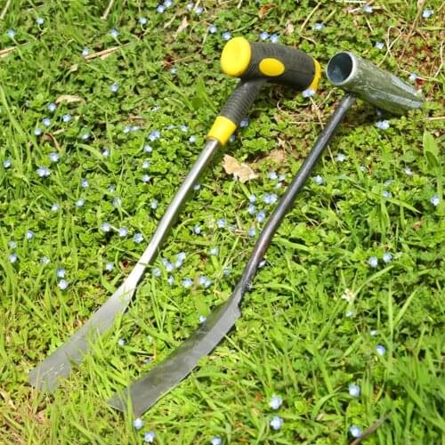 Transplant Shovel Wear-resistant Ergonomic Handle Copper Anti-rust Anti-deform Garden Weeding Hand Weeder Shovel for Outdoor