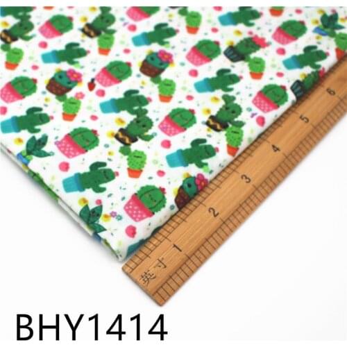 45*140cm cartoon print polyester cotton patchwork fabric for Sewing Dress Cloth Making BHY1414