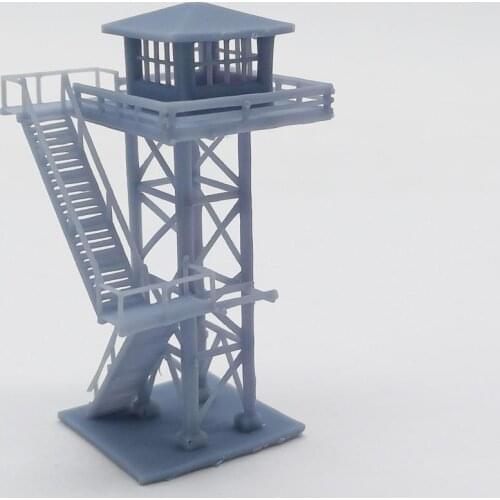 Outland Models Model Railroad Scenery Layout Large Watchtower 1:220 Z Scale