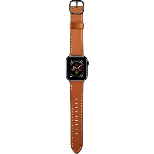 Fashion Square Buckle Band For Apple Watch 38mm 40mm 42mm 44mm Real Leather Apple iWatch Strap Series 3 4 5 6 Watchbands