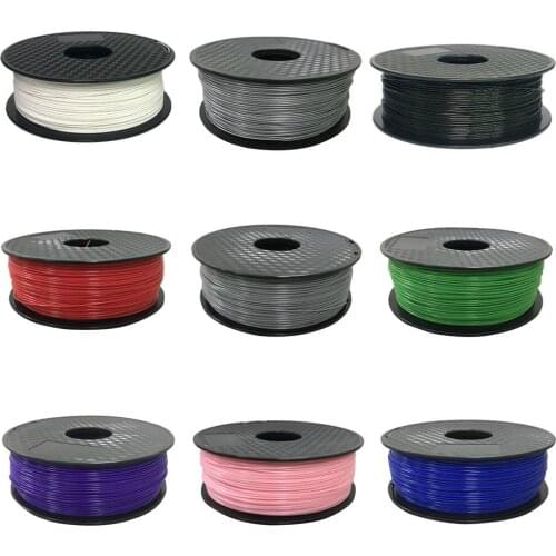 3D Printer Filament 1KG 1.75mm Spool ABS Plastic Rod Ribbon Consumables Material Refills For Mendel 3D Pen 3D Printer