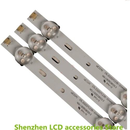 30piece/lot 32 inch use aluminium 100%new LCD TV backlight bar RH-D32071235-334AS-M 100%NEW