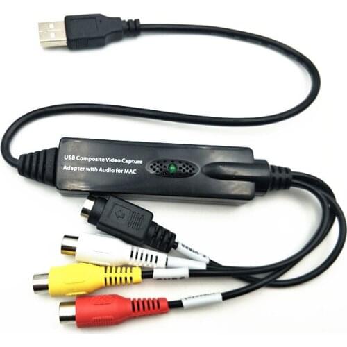 New update USB Composite video capture adapter with Audio for MAC