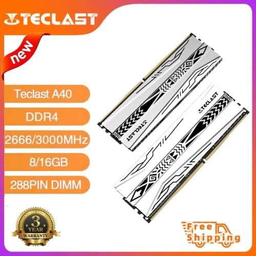 Teclast Ram DDR4 4GB 8GB 16GB Memory 2666MHz 3-year Warranty Single Memoria Rams DDR4 1.2V 288Pin Interface Type Desktop dimm