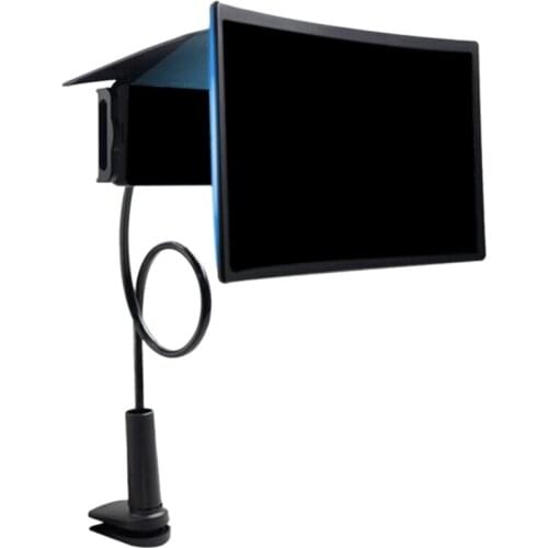 Phone Magnifier With Adjustable Clamp Lazy Phone Stand Phone Screen Enlarger 12 Inch Screen Compatible For Smartphone