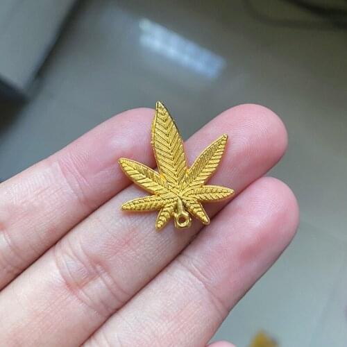 10pcs 25x22mm Maple Leaf Charms Tibetan Gold Color Pendant Fit For Bracelet Necklace Jewelry Making Handmade Accessories Crafts