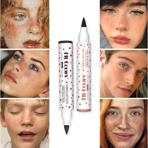 Natural Simulation Freckles Pen Hot Sale Creat Lifelike Natural Freckle Dot Spot Pen Long Lasting Waterproof Face Makeup