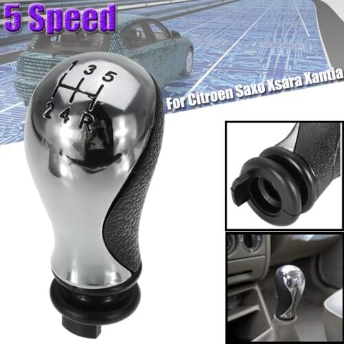 5 Speed Shift Lever Gear Head Manual Gear Shift Knob For Citroen Saxo Xsara Xantia Berlingo C2 C3 C3 Pluriel C3 Picasso C-Quatre
