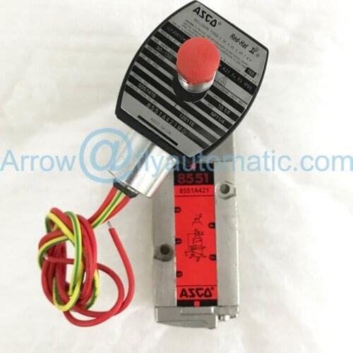 ASCO 8551A421 EF8551A421 1/4" Pilot operated Spool type Stainless Steel Solenoid valve