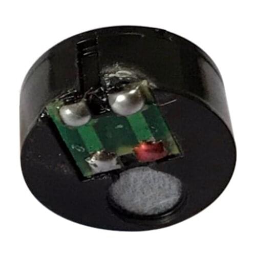 Taidacent 20Pcs 15mm Head Mounted Microphone Dynamic Mic Capsule Electret Microphone Pickups Condenser Capsule KTV Conferences