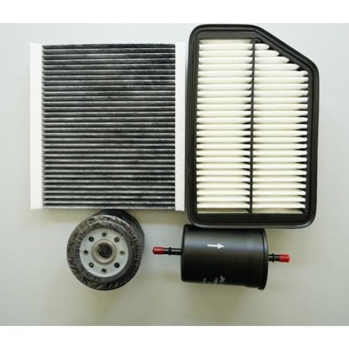 Air filter +cabin air condition filter + fuel + Oil filter for JAC S5
