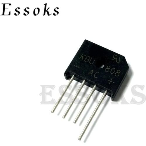 5PC Brigde Rectifier Diode KBU808 KBU810 KBU1010 KBU1510 KBU2510 RS407 RS507 RS608 RS808 4A 5A 6A 8A 10A 15A 25A 700V 800V 1000V