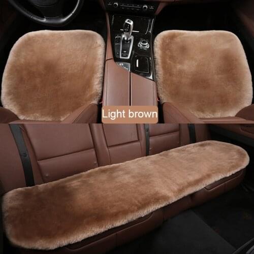 Winter Car Seat Cover Seat Warm Cushion for Women Girls for All Cars Wool Comfortable Pad