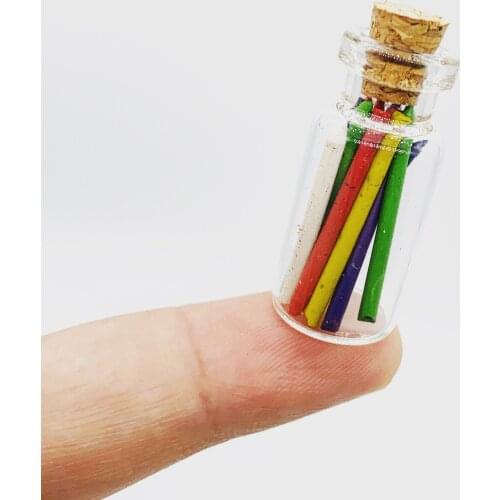 1:12 Dollhouse Dollhouse Mini Color Crayon BJD Doll Ob11 Accessories Props Desktop Decoration