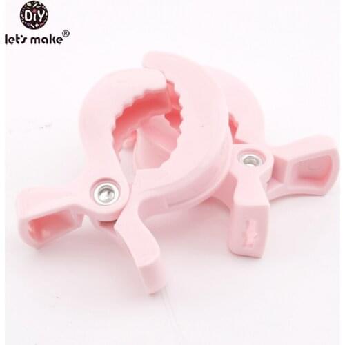 Lets Make Pink Color 1pc Lamp Pram Stroller To Hook Muslin and Toys Seat Cover Blanket Clips Car Organizer Toys Accessories