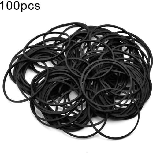100Pcs/Set Professional Elastic Rings Rubber Bands Tattoo Machine Accessories Elastic Tattoo Supply Solid Color