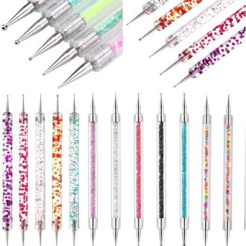 5Pc/Set UV Gel Nail Art Brush Nail Art Dotting Pen Drawing Painting Set DIY Nail Art Dotting Tools Manicure Accessories