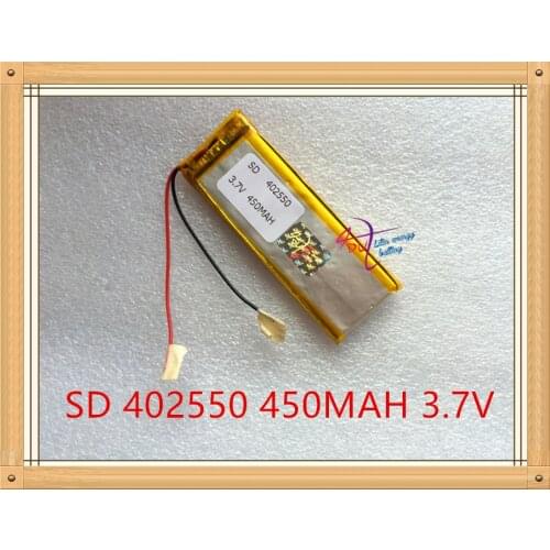Liter energy battery 3.7V lithium polymer rechargeable battery 402550 450mAh GPS navigator MP3 MP4 recorder