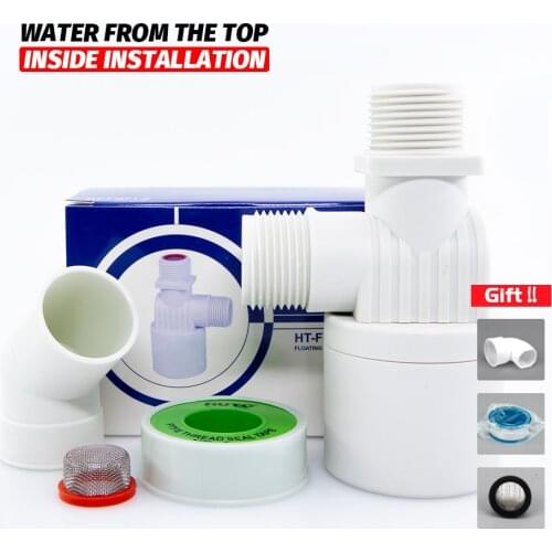 Automatic Water Level Control Valve Tower Tank Floating Ball Valve installed inside the tank HT-FQF1/2-2 1/2" 3/4" 1"