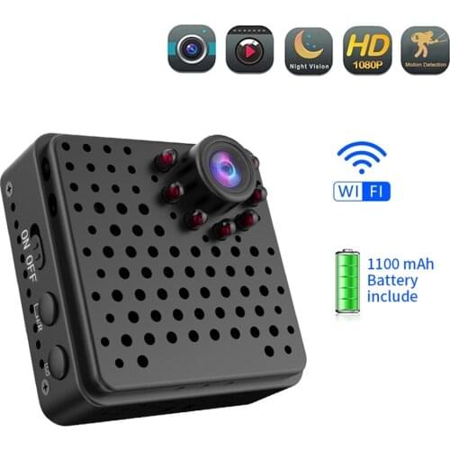 Mini 1080P Wireless Baby Monitor Camera Household Cameras Home Safety Video Monitoring Night-Vision Indoor W18 Camcorder