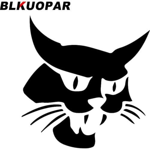 BLKUOPAR for Funny Bobcat Car Stickers Vinyl Sunscreen Decals Die Cut Car Accessories Personality Windows Trunk Decor
