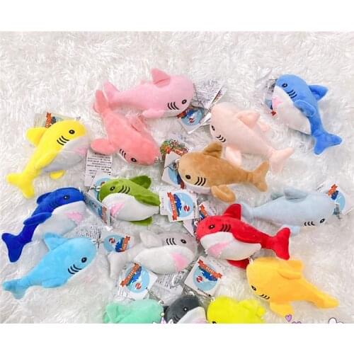 20PCS Colorful Shark key chain Yellow chaveiro Chicken keychain Animals Toys Pendants Gift for Girls Backpack 3 inch