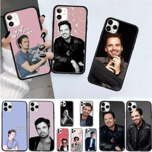 Sebastian Stan famous actor Phone Case for iPhone 11 12 mini pro XS MAX 8 7 6 6S Plus X 5S SE 2020 XR custom protective shell