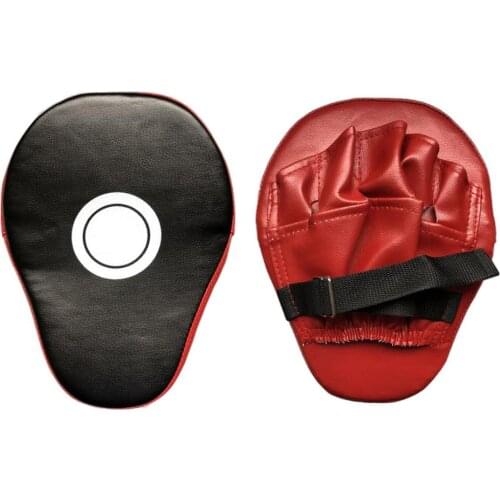Curved Boxing Muay Thai Hand Target Taekwondo MMA PU Karate Fight Punching Training PU Leather Adult Hand Target Pad Mitts