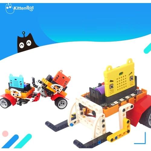 Kittenbot Microbit 3 in 1 Smart Racing Car Scratch Programmable Robot Kits Makecode Kittenblocks