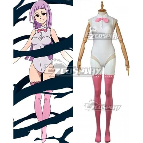 The Seven Deadly Sins: Revival of The Commandments Nanatsu no Taizai Season 2 Melascula White Jumpsuits Cosplay Costume E001