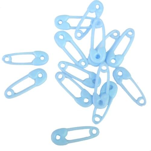 MagiDeal Top Quality 50Pcs Acrylic Mini Safety Sewing Pins Mini Knitting Crochet Locking Stitch Markers Holder Needle Clip Craft