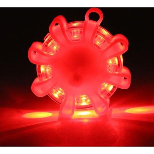 Magnetic Car Road Signal LED Flare Light Flash Emergency Strobe Safety Warning Light GQ