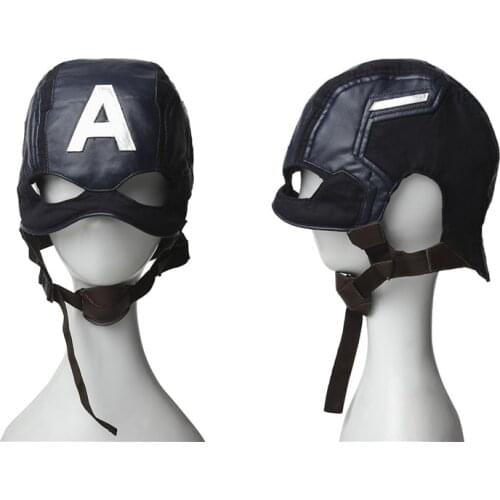 Superhero Captain Steve Rogers Mask Cosplay Adults Costume Hat Accessories