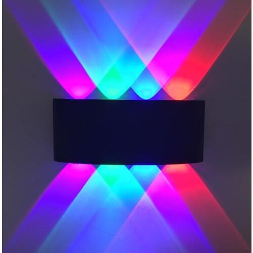 5W/8W Modern Wall Lamp Aluminum Body Triangle/Rectangle Wall Light For Bedroom TV Background Wall Sconce Bathroom Light Fixture