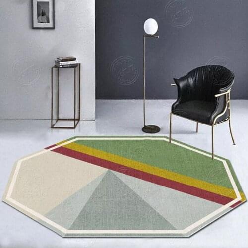 NEW Irregular Geometric Carpet Home Living Room Creative Bedroom Bedside Blanket Rug Study Yoga Teppich Mat Bathroom Carpets