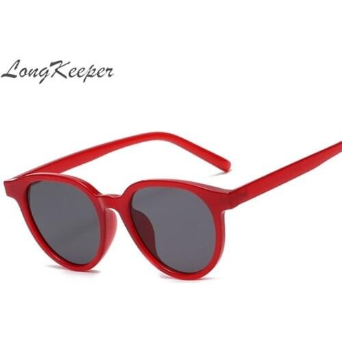 Vintage Red Leopard Round Sunglasses Women/Men Fashion Brand Driving Sun Glasses Female Classic Oculos De Sol UV400