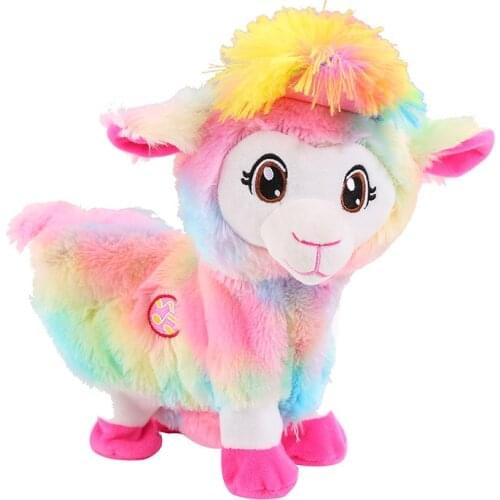 Plush Electric Toys Baby Alpacas Doll Musical Funny Toy Pets Alive Boppi the Booty Shakins Llama Shake Heads Dancing Singsing