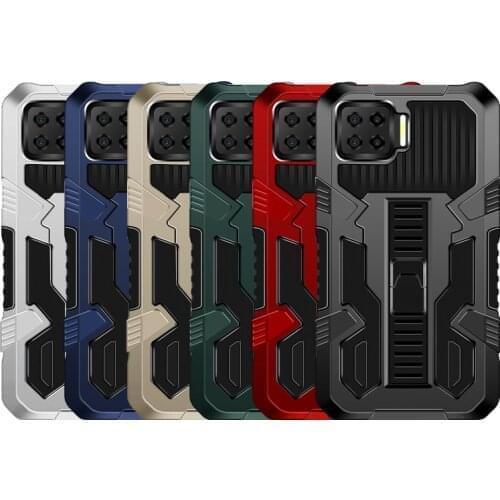 Shockproof PC Phone Case For OPPO Reno 4 5 Lite A31 A52 A72 A53 A53S A73 A93 A54 A74 A94 Realme 6 6S 7 8 Pro 6i 7i Cover Case