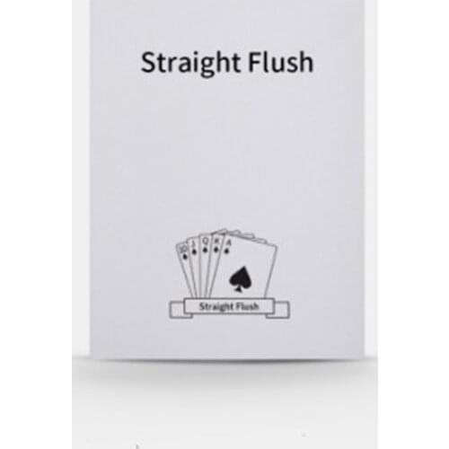 Straight Flush Magic Tricks Card Instantly Change Magia Magician Close Up Street Illusions Gimmick Props Mentalism Comedy